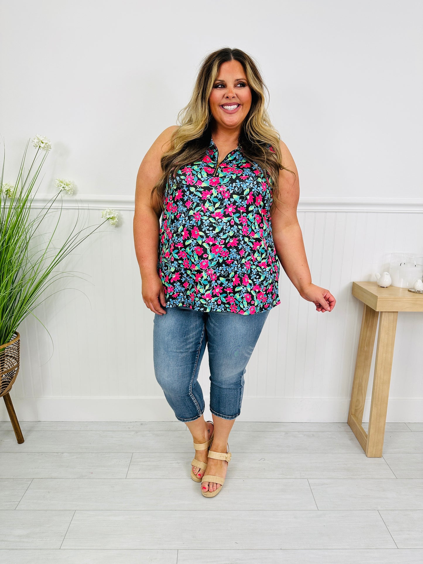 Heatwave Haven Tank Top in Key West Print