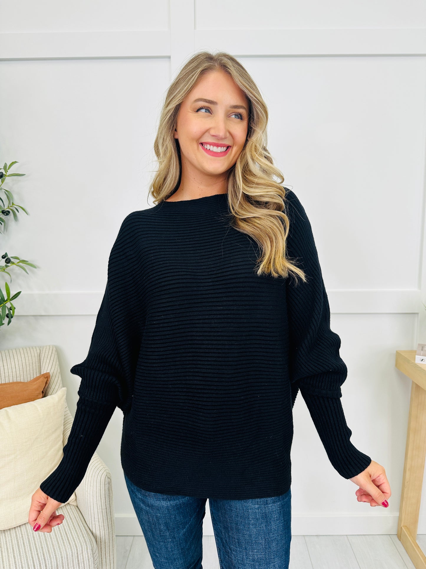 One Side Story Sweater- Multiple Colors!