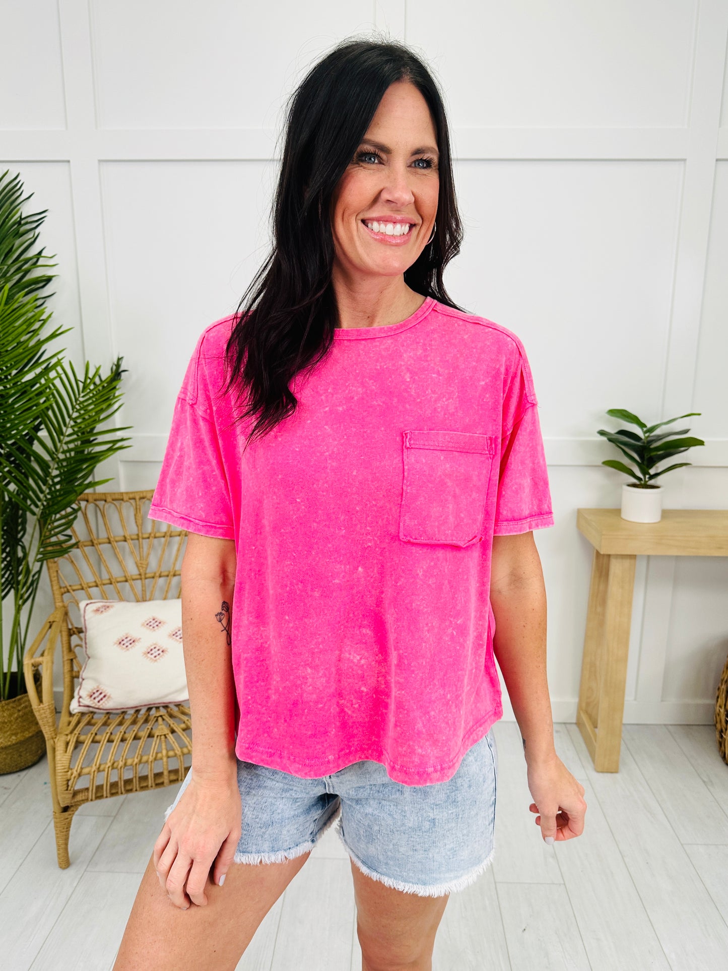 Pocket Of Perfection Top- Multiple Colors!