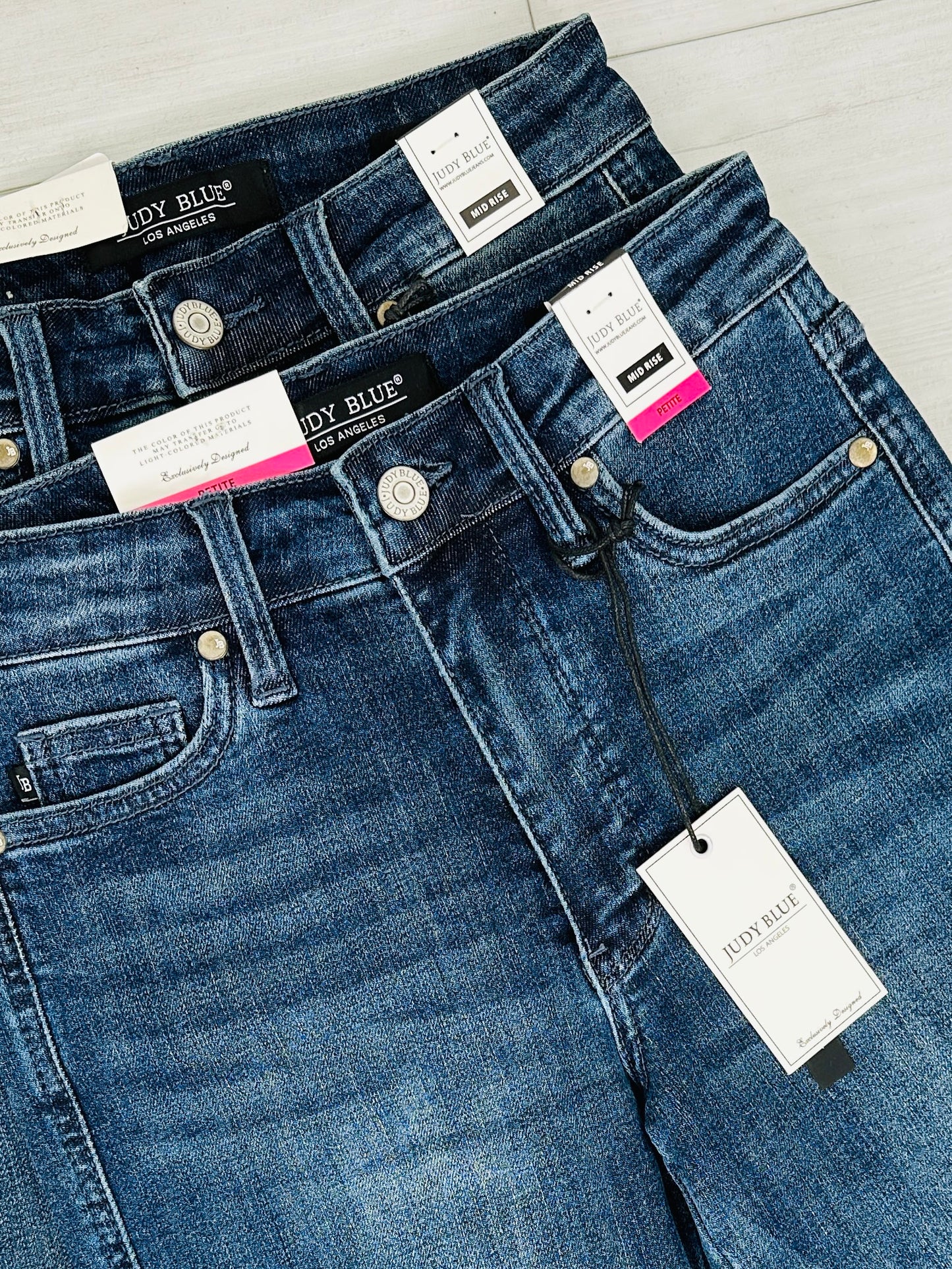 Judy Blue REG/CURVY Be In Control Tummy Control Straight Jeans- Multiple Inseams!