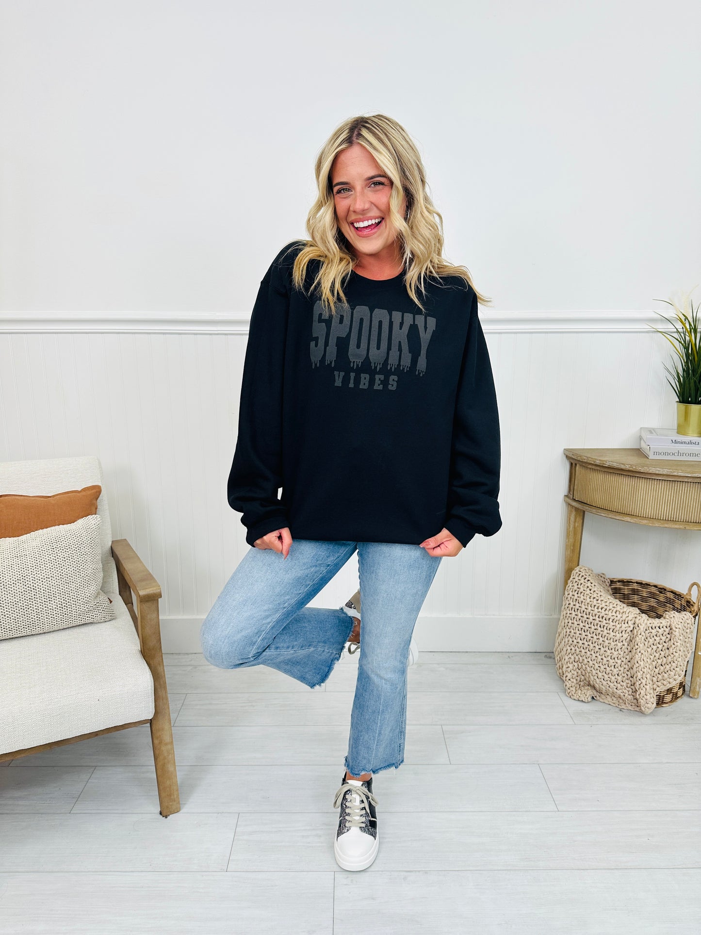 Spooky Vibes Graphic Sweatshirt
