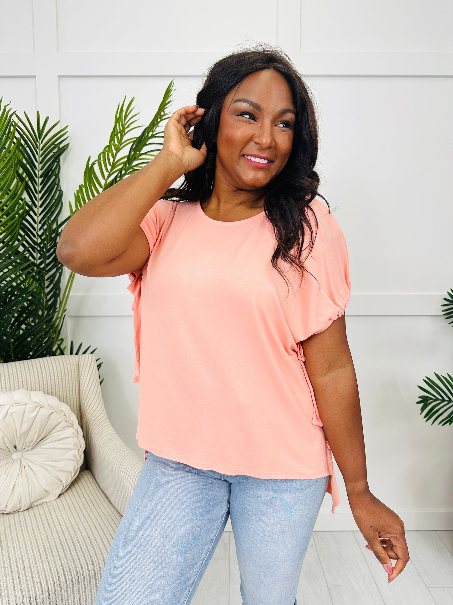 Ruffled Delight Top- Multiple Colors!