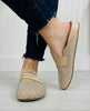 Shine Society Flats in Taupe Suede