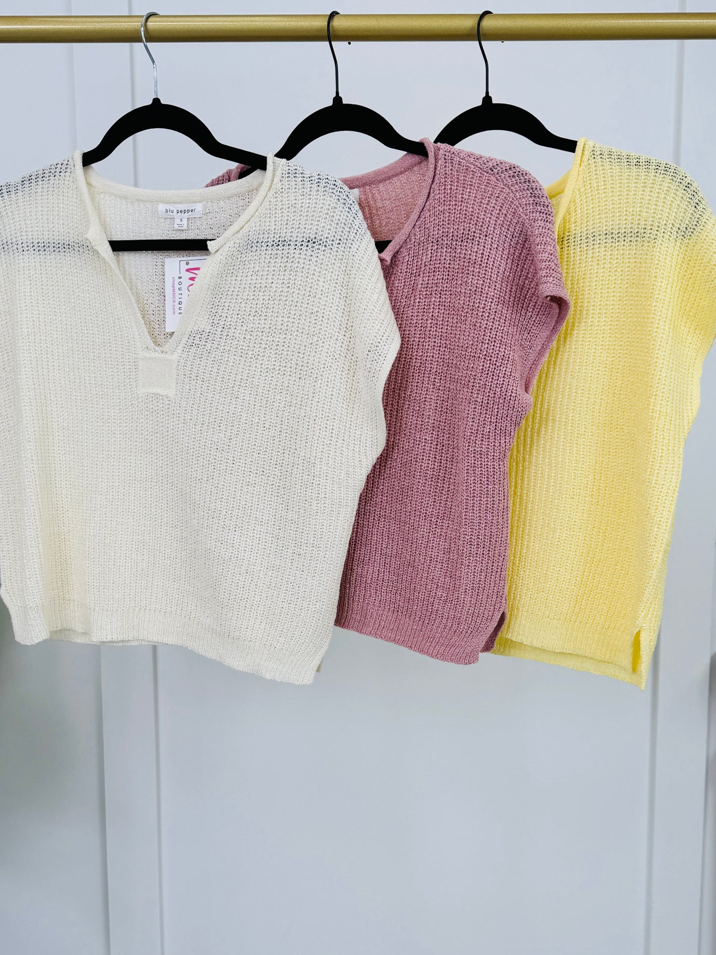 Easy Weave Top In Multiple Colors