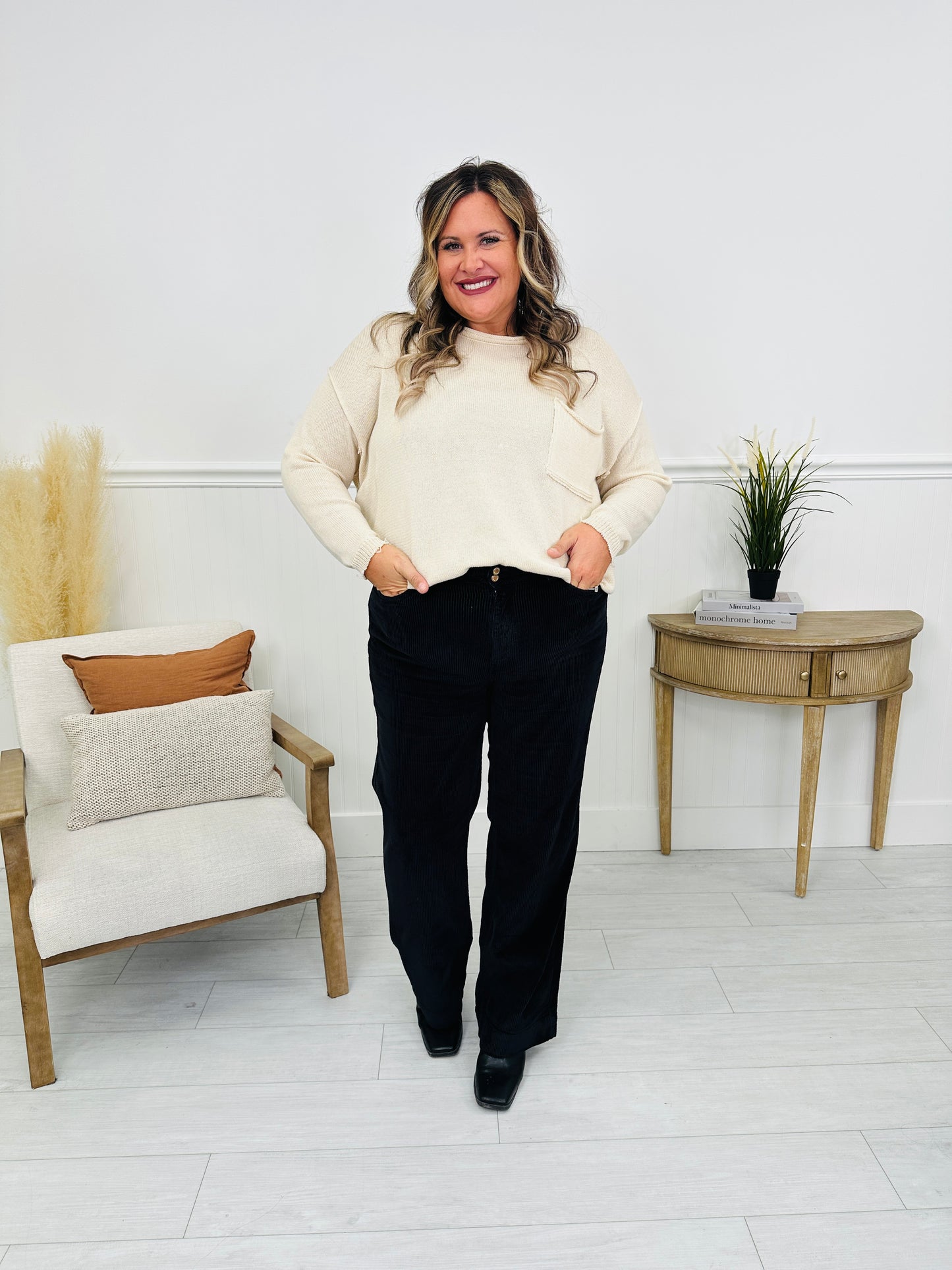 Judy Blue Coordinated Corduroy Wide Leg Pants
