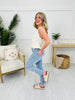 One Step Ahead Tummy Control Cropped Step Hem Jeans