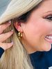 Twirl Me Twice Hoop Earrings- Multiple Colors!