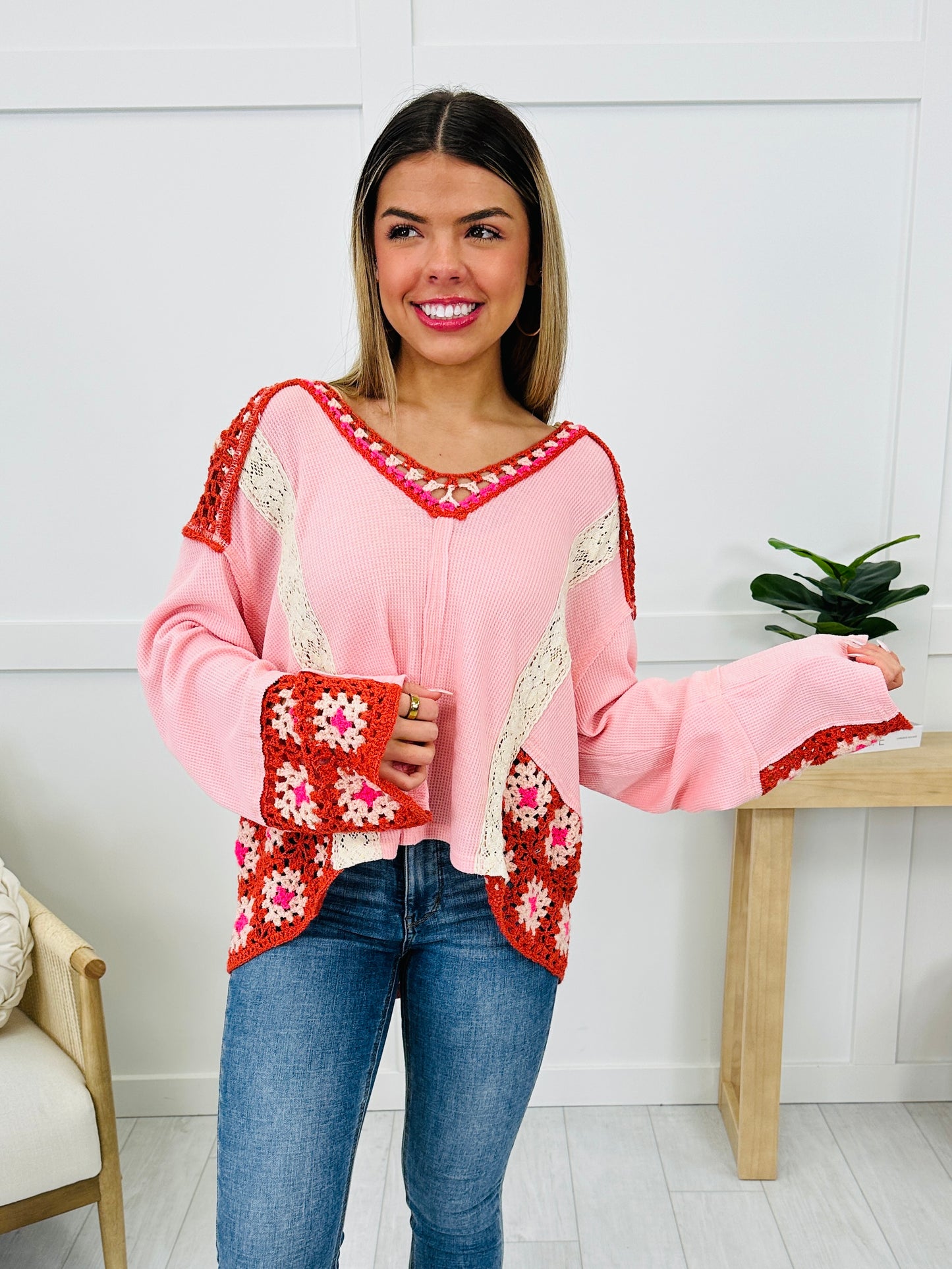 Crochet Bloom Sweater