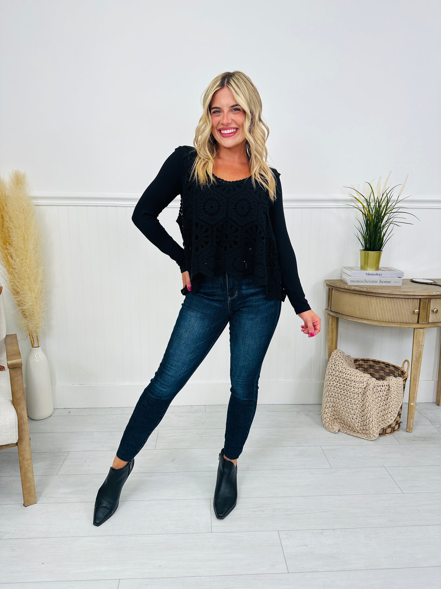 Crochet All Day Top-- Multiple Colors!