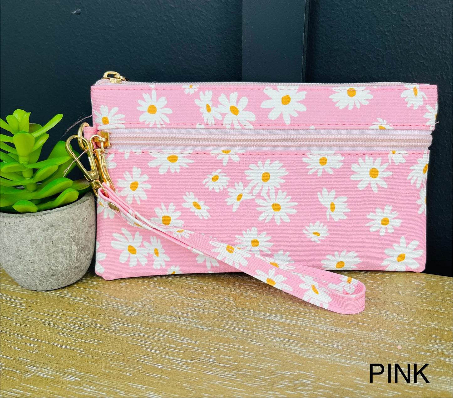 Small Floral Zipper Bag- Multiple Colors!