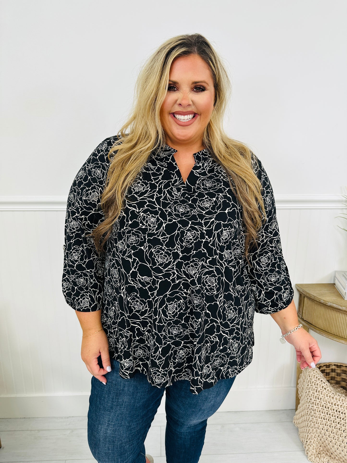 Fall Into You Top in Black