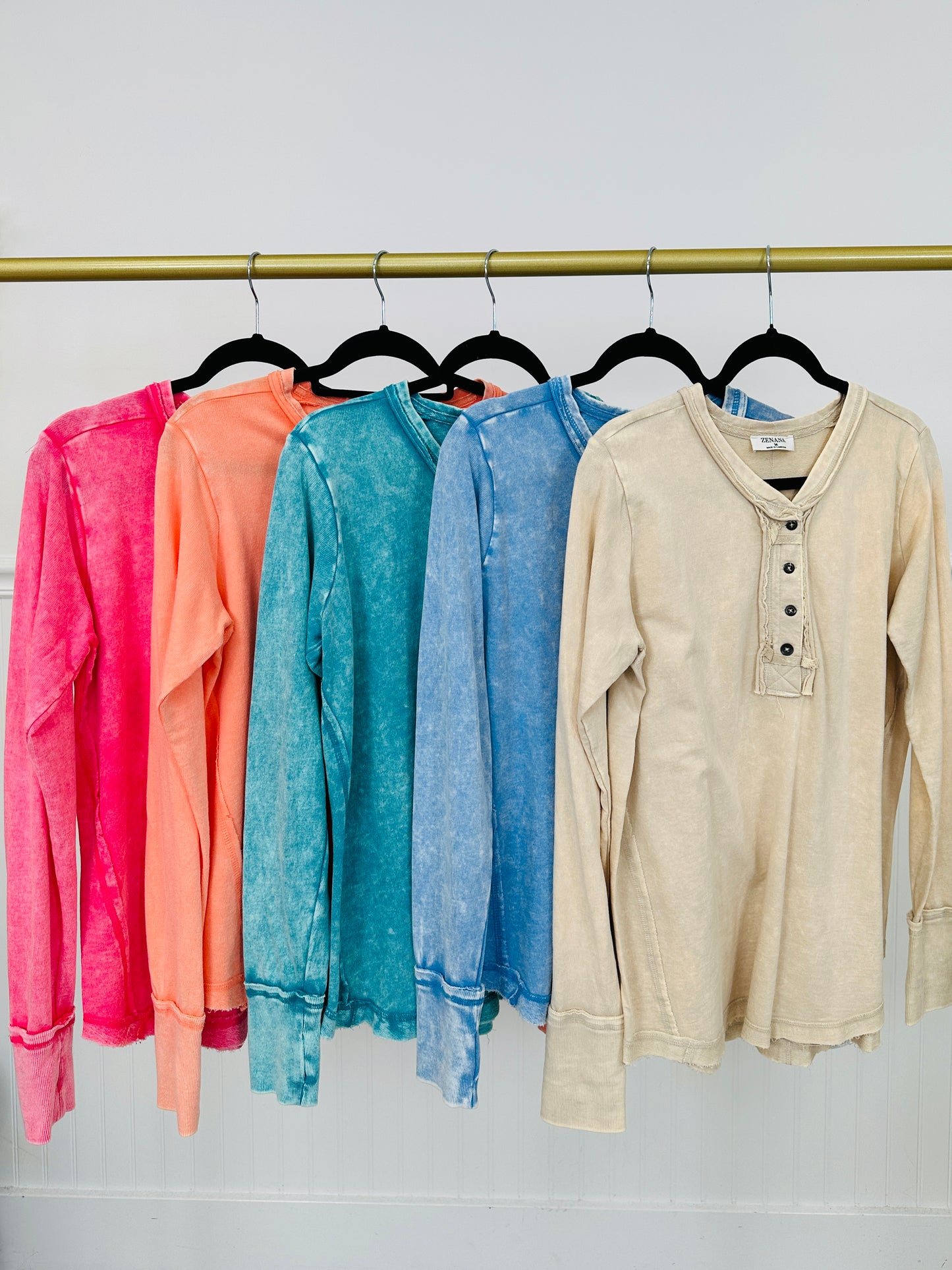 DOORBUSTER! Fade Into You Top- Multiple Colors!