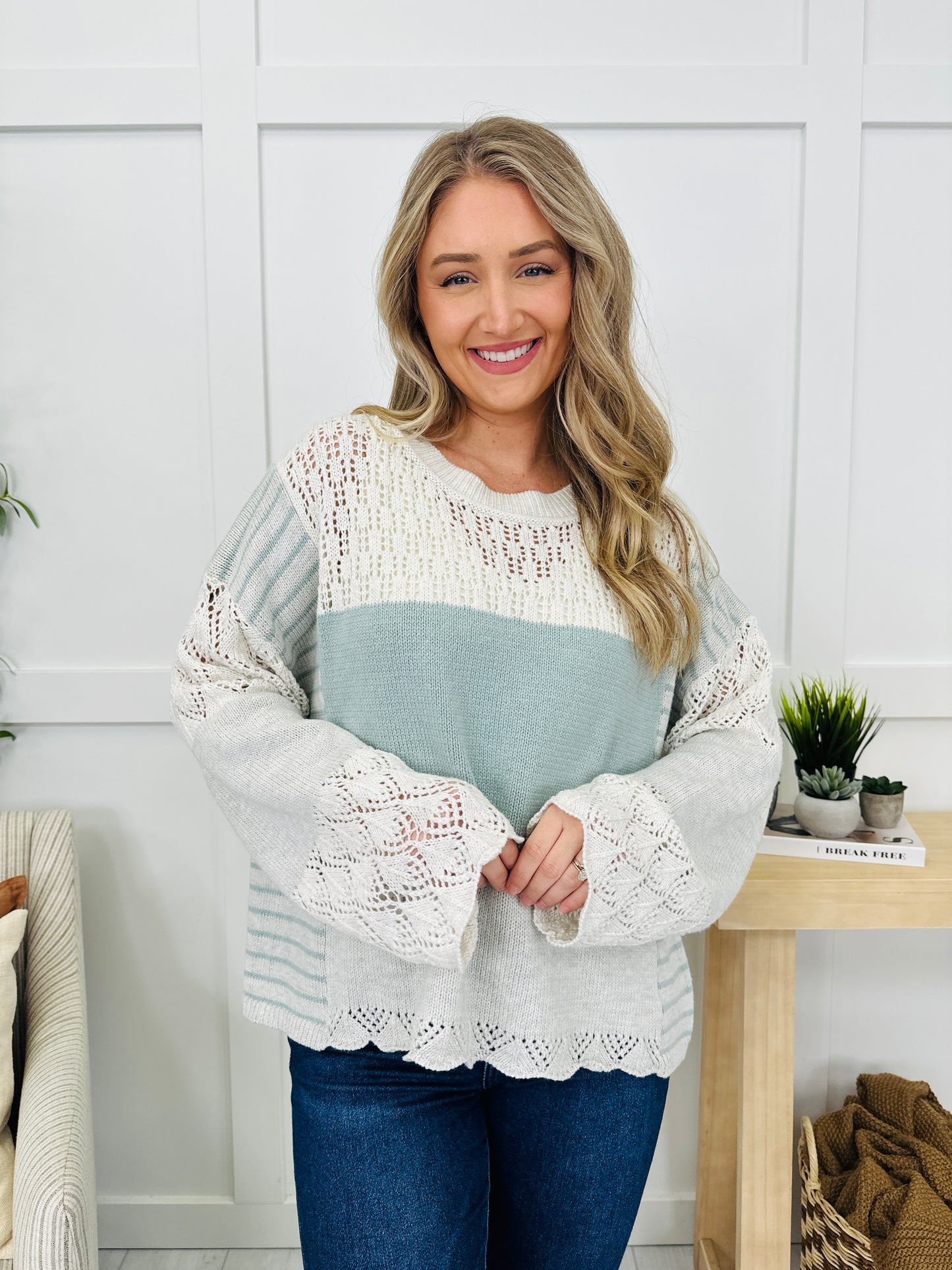 Pale Promise Sweater