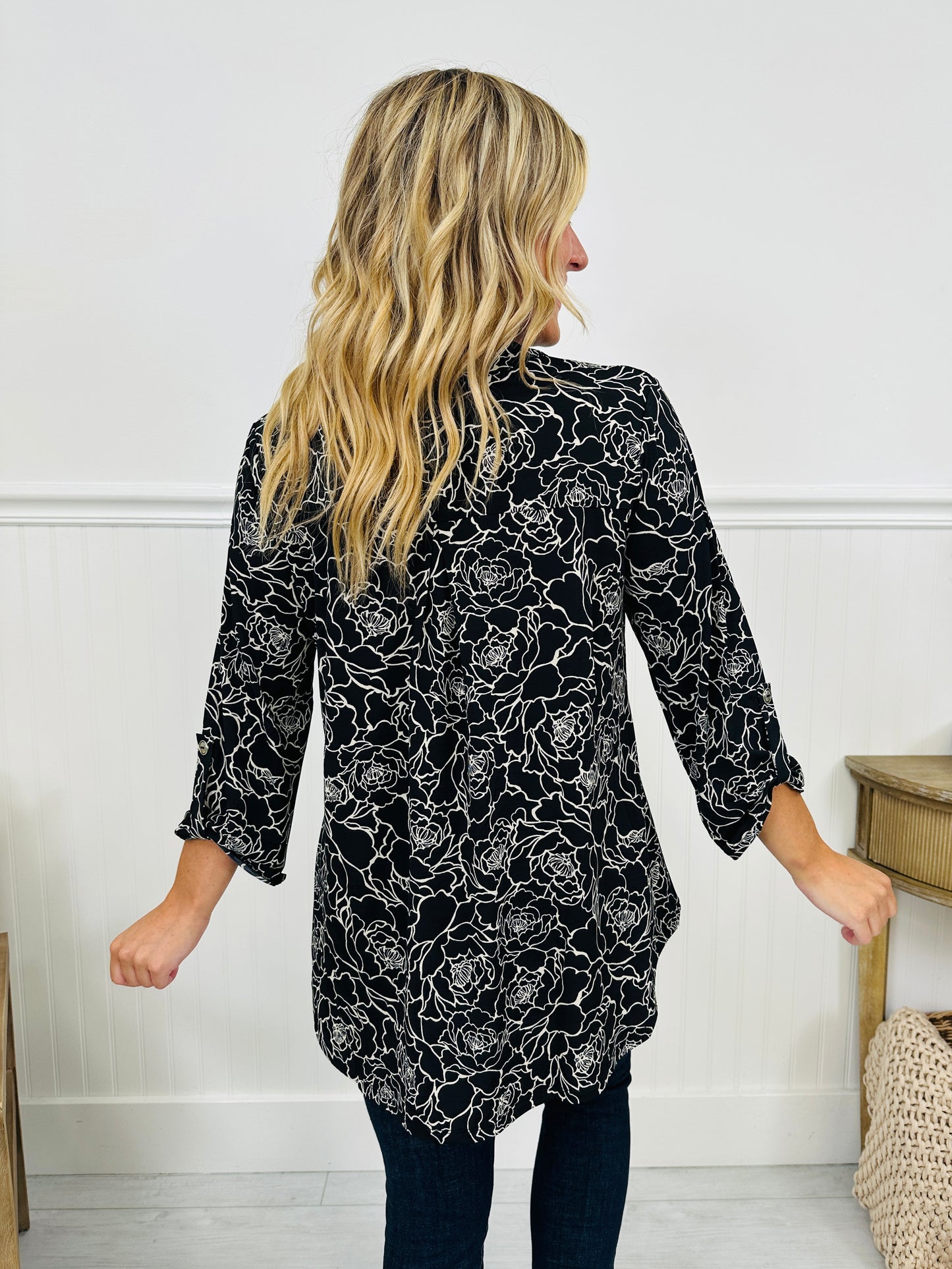 Fall Into You Top in Black