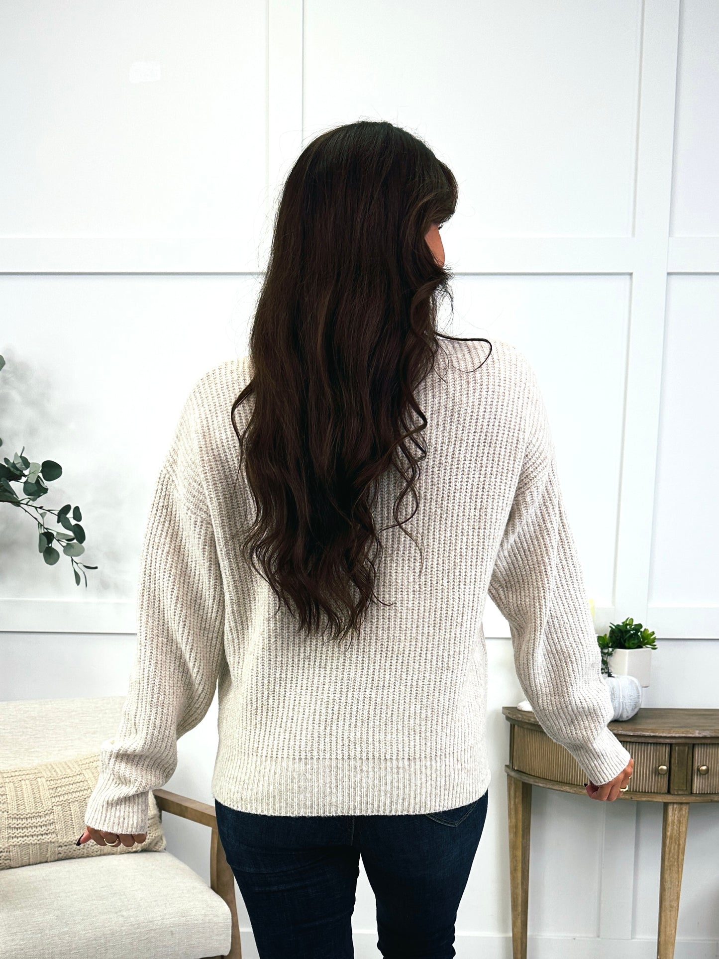 Pretty in Print Sweater