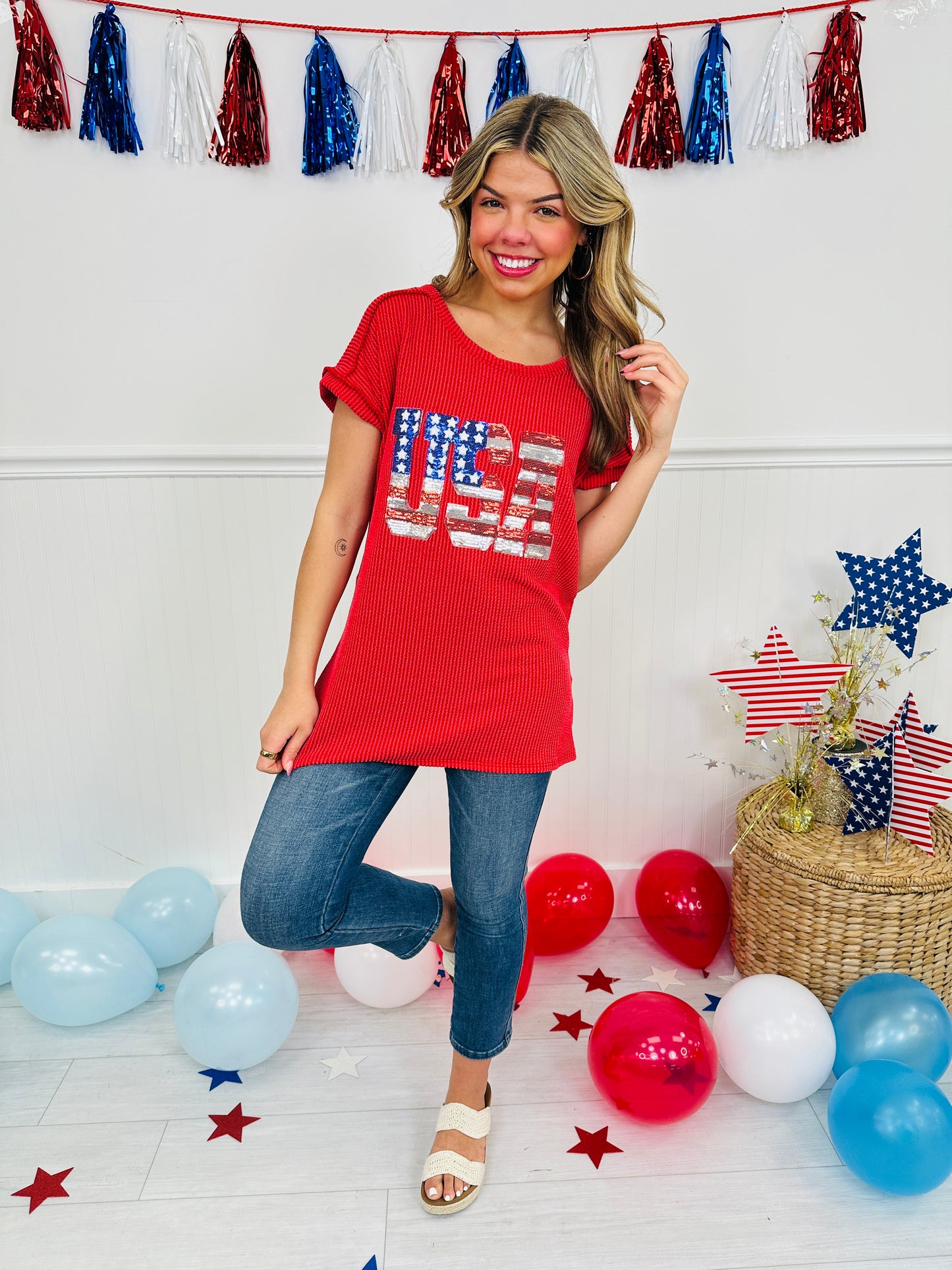 All American Shine Top