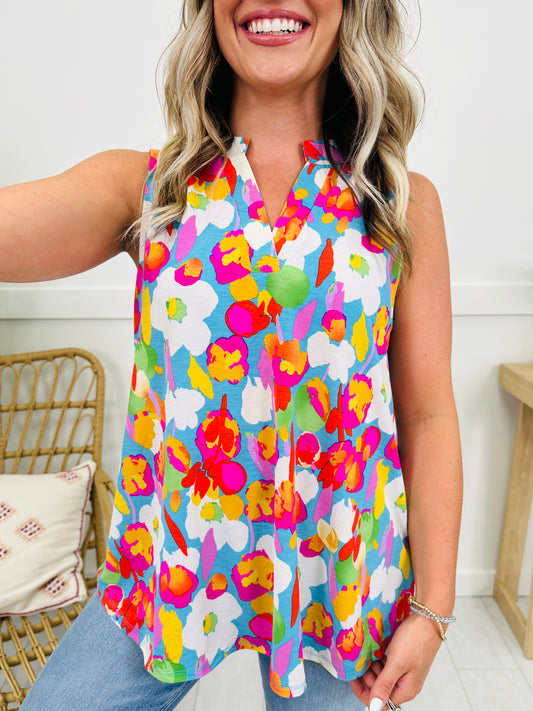 Sunny Days Tank Top in Sunset Beach