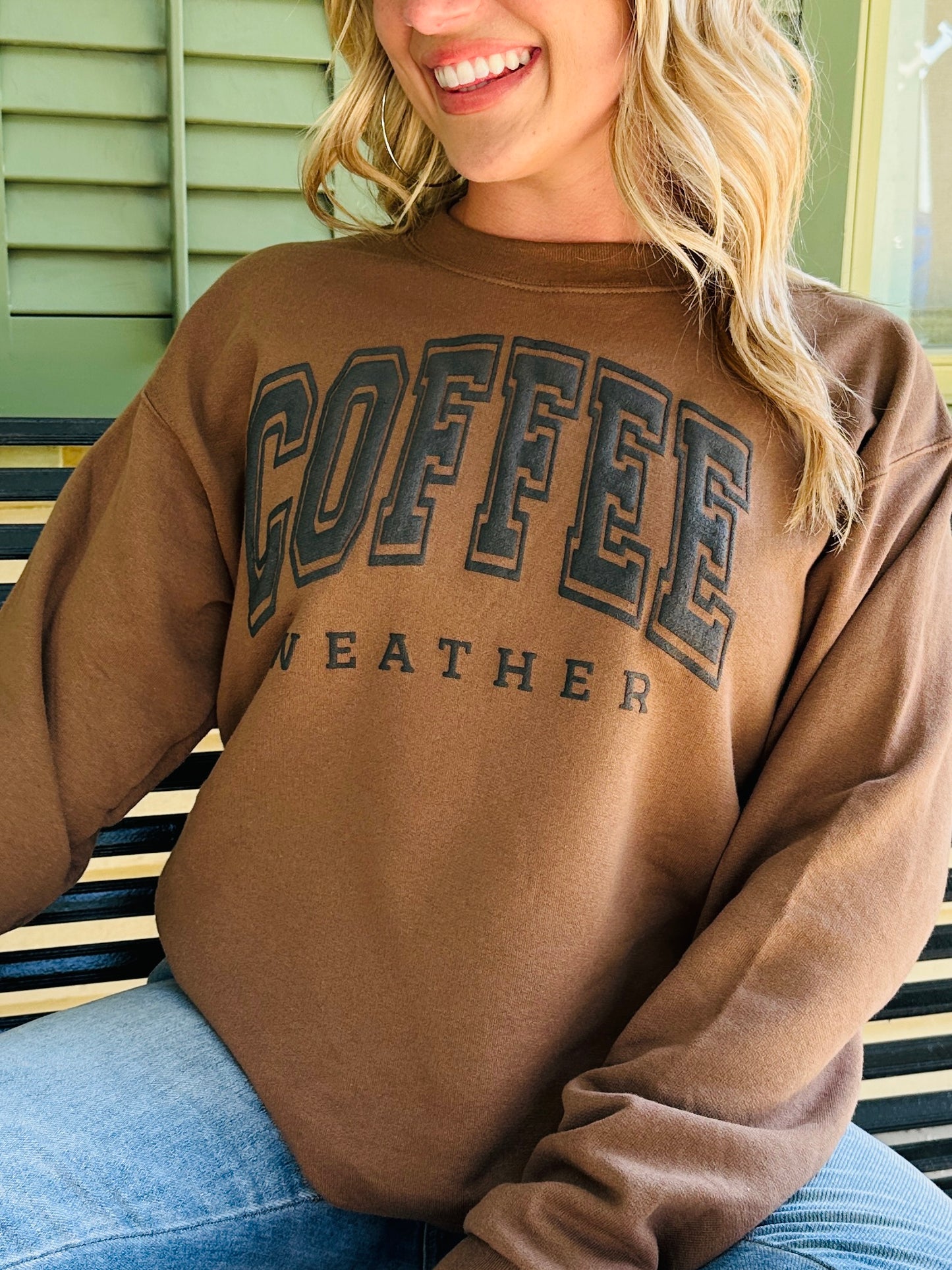 Coffee Weather Crewneck Sweatshirt