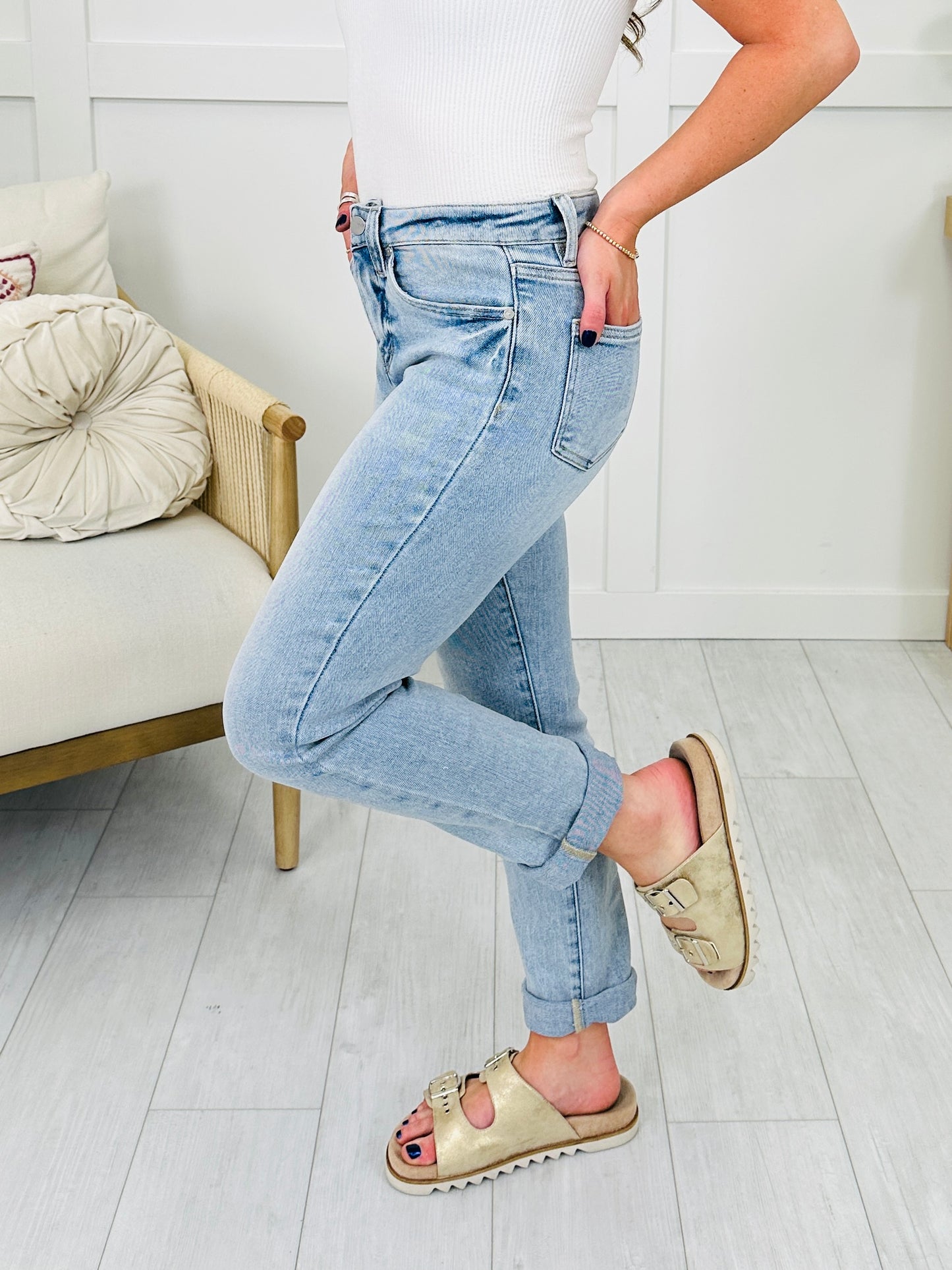 Mom Life MOCO Exclusive Design Mom Jeans With Tummy Control