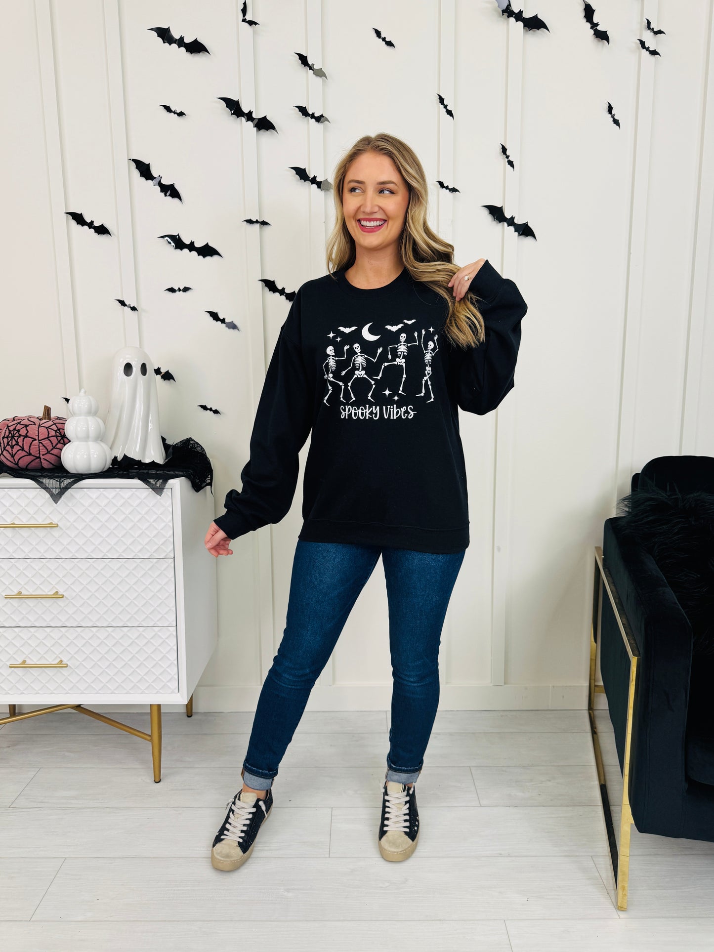 Spooky Vibes Crewneck Sweatshirt