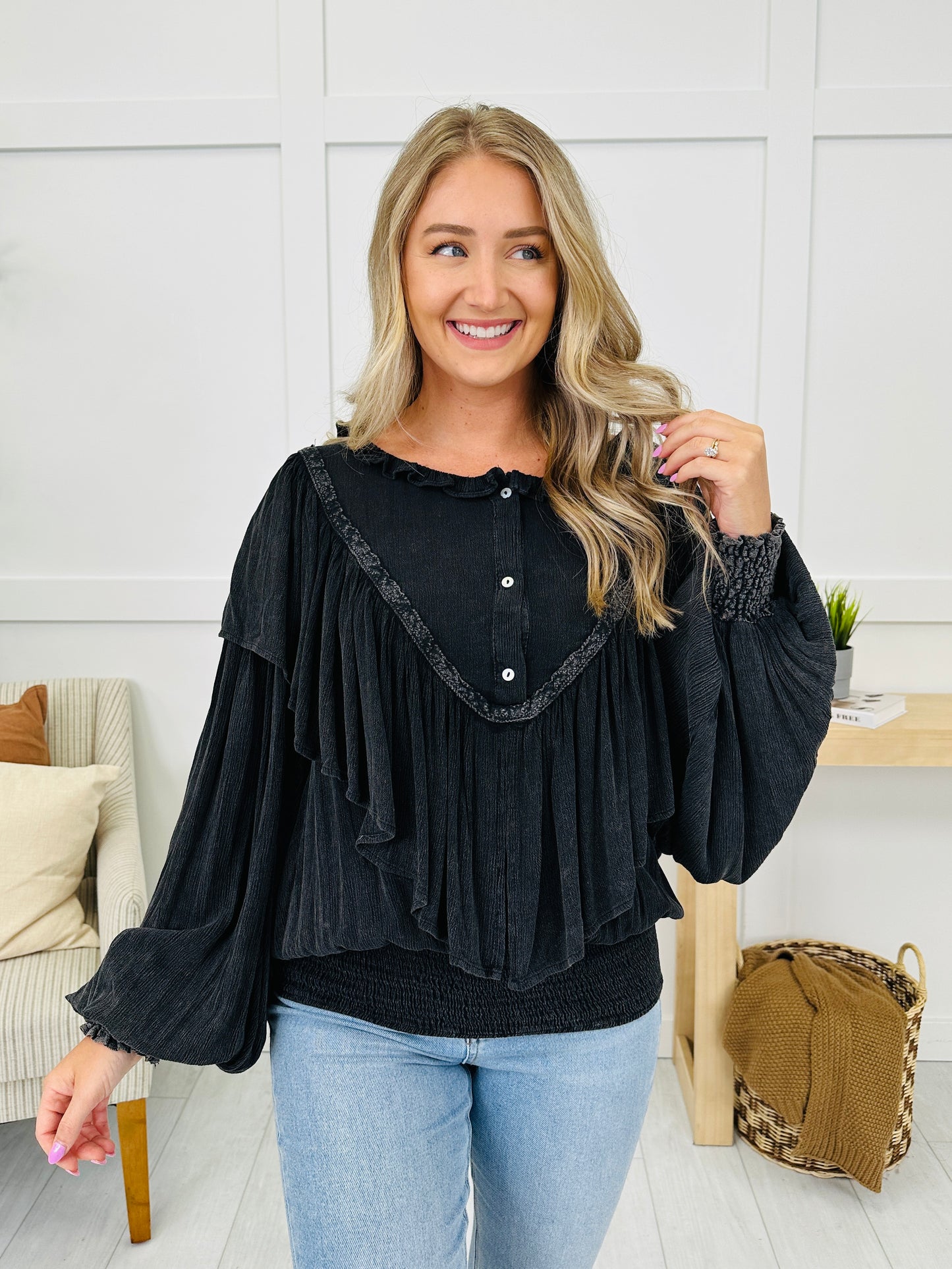 Fade Into Flair Top- Multiple Colors!