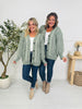 Comfort Calling Cardigan In Olive