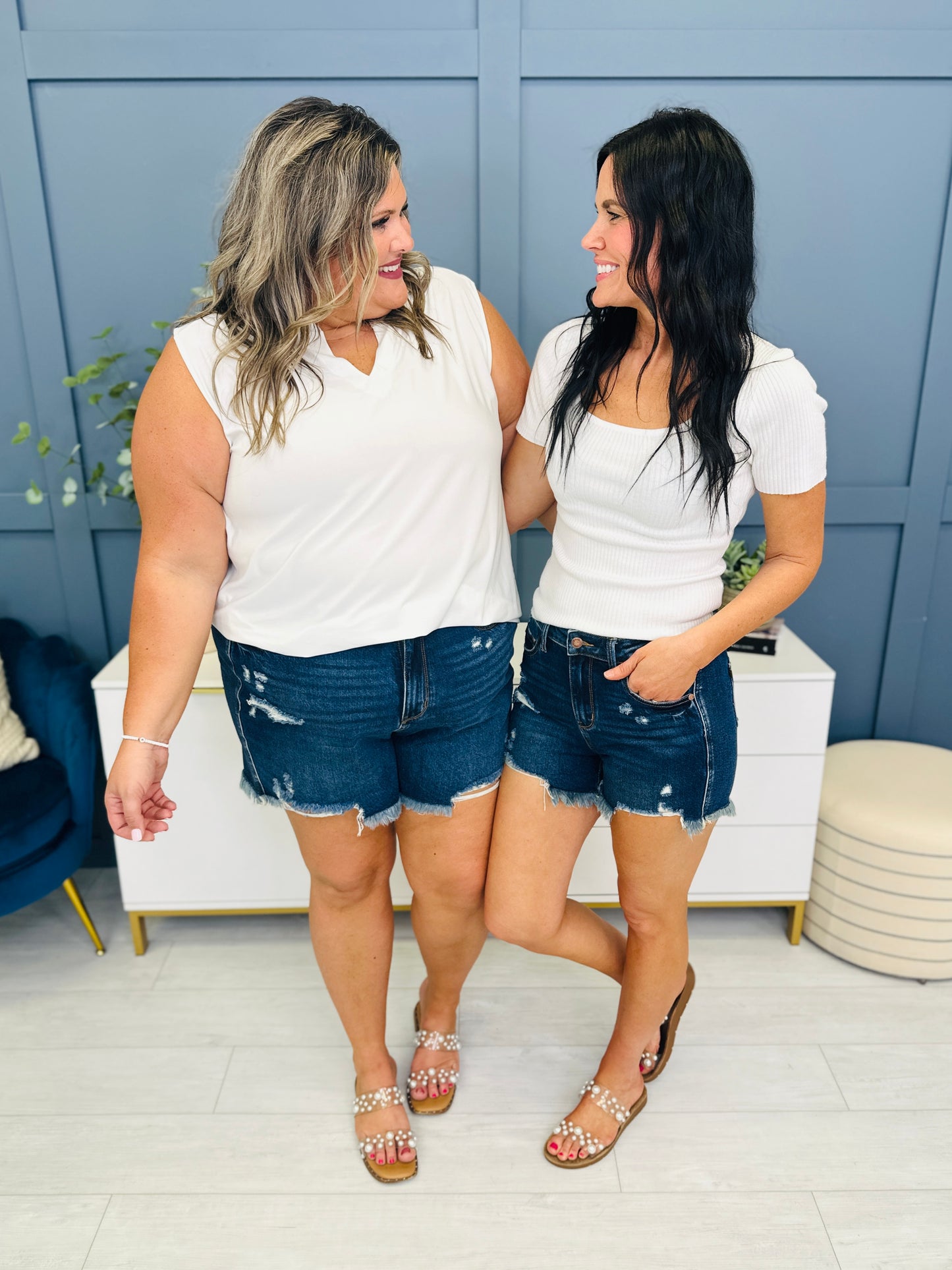 Judy Blue REG/CURVY Magical Summer Half Rigid Shorts