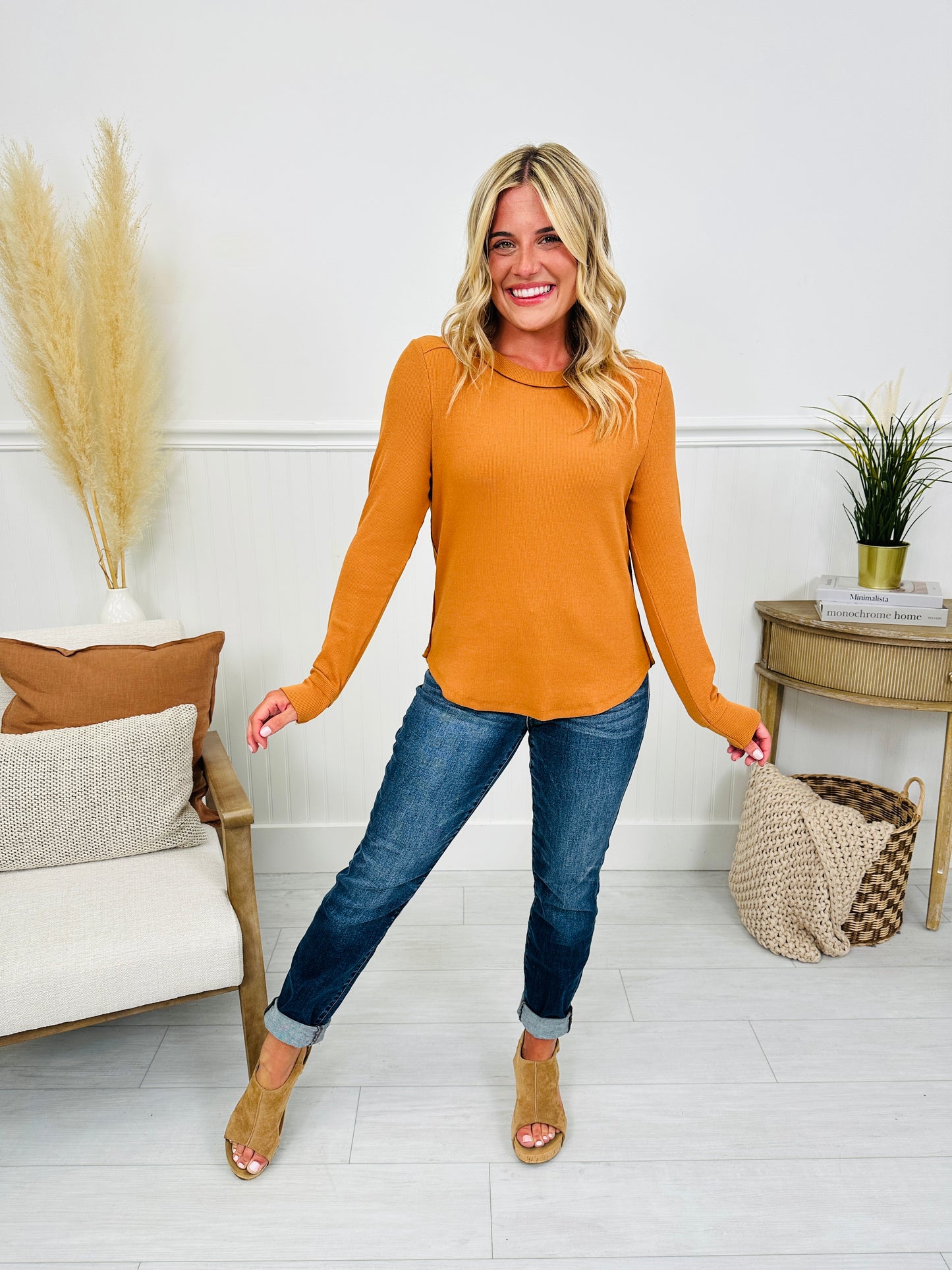 Everyday Essential Long Sleeve Top- Multiple Colors!