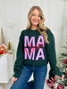 Mama Claus Graphic Crewneck Sweatshirt