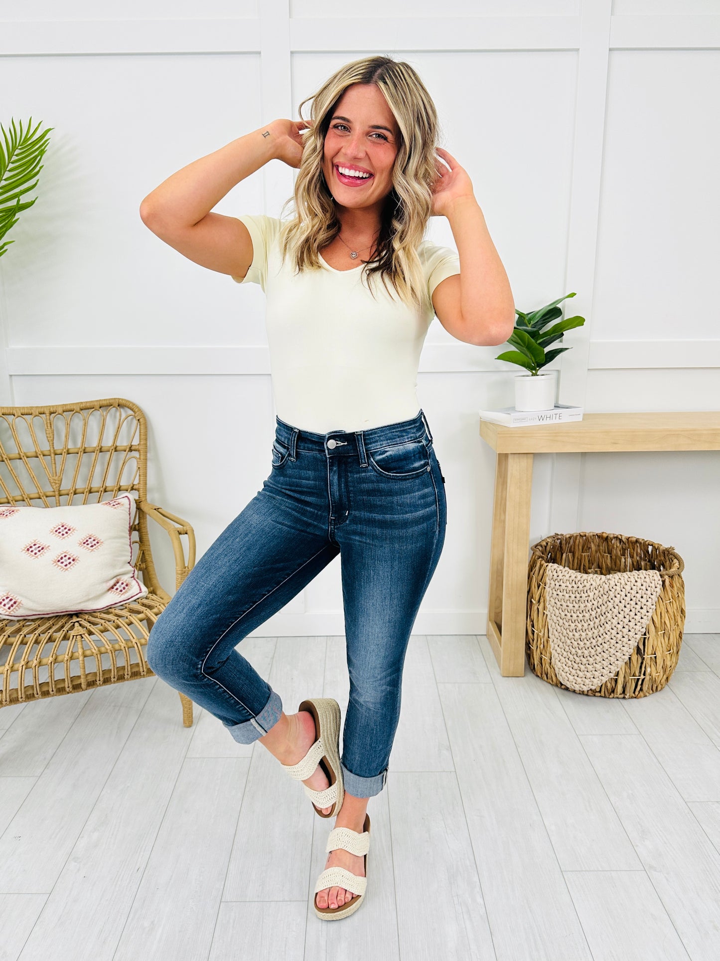 Judy Blue Summer Dreams Capri Jeans