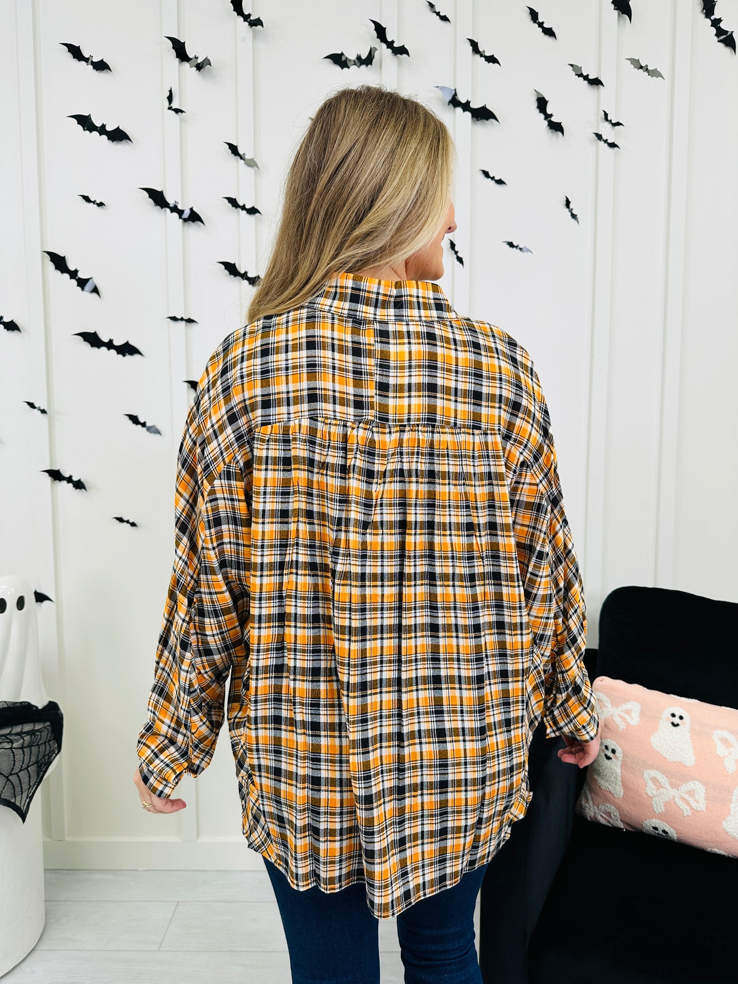 Golden Hour Charm Flannel In Sunrise