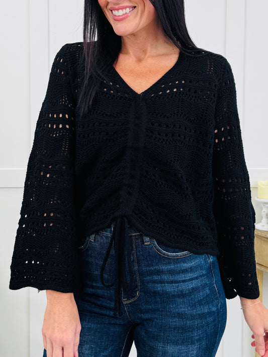 Sweetest Surrender Top In Black