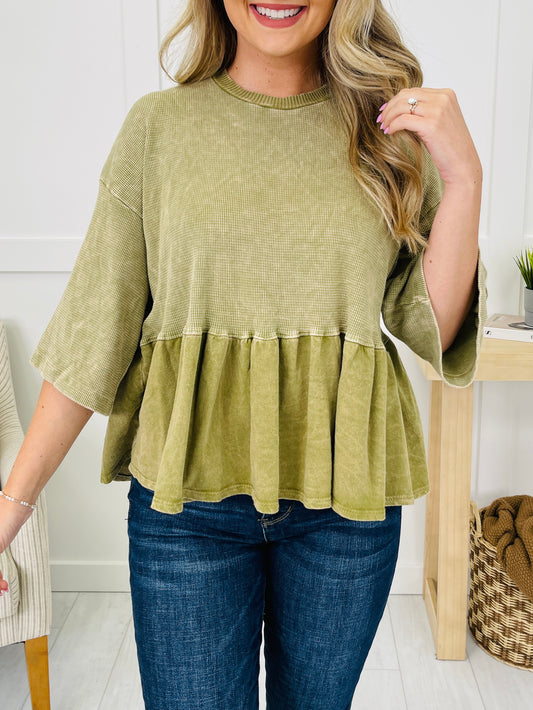 Ruffle Remedy Top- Multiple Colors!
