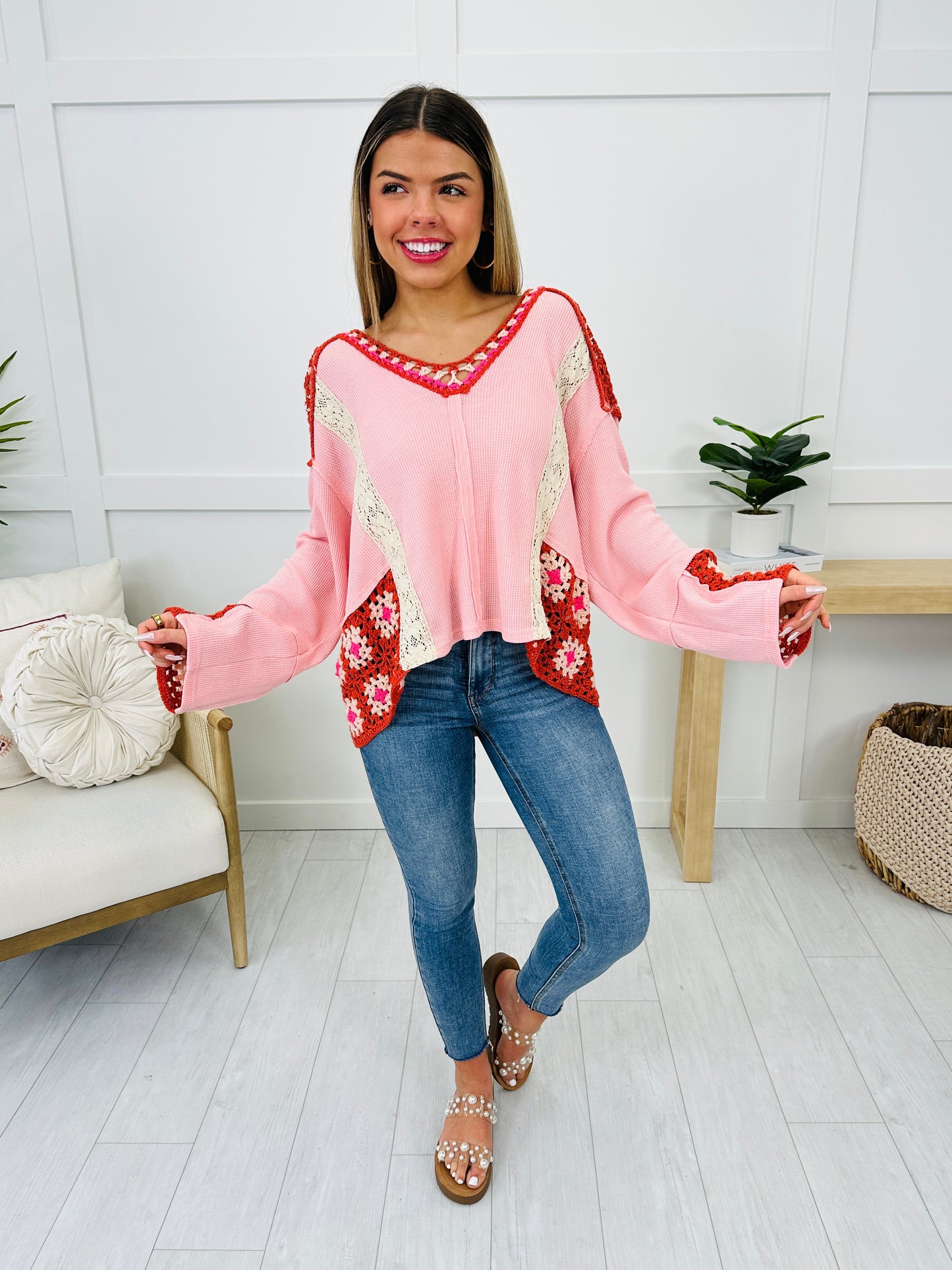 Crochet Bloom Sweater