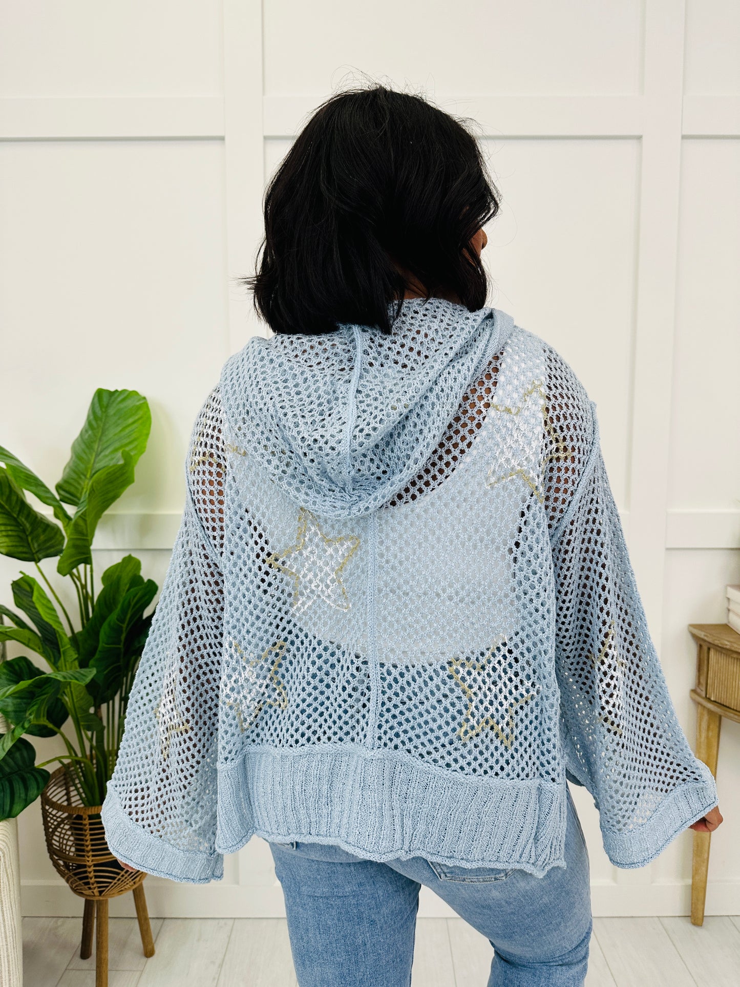 Delicate Layers Top in Powder Blue