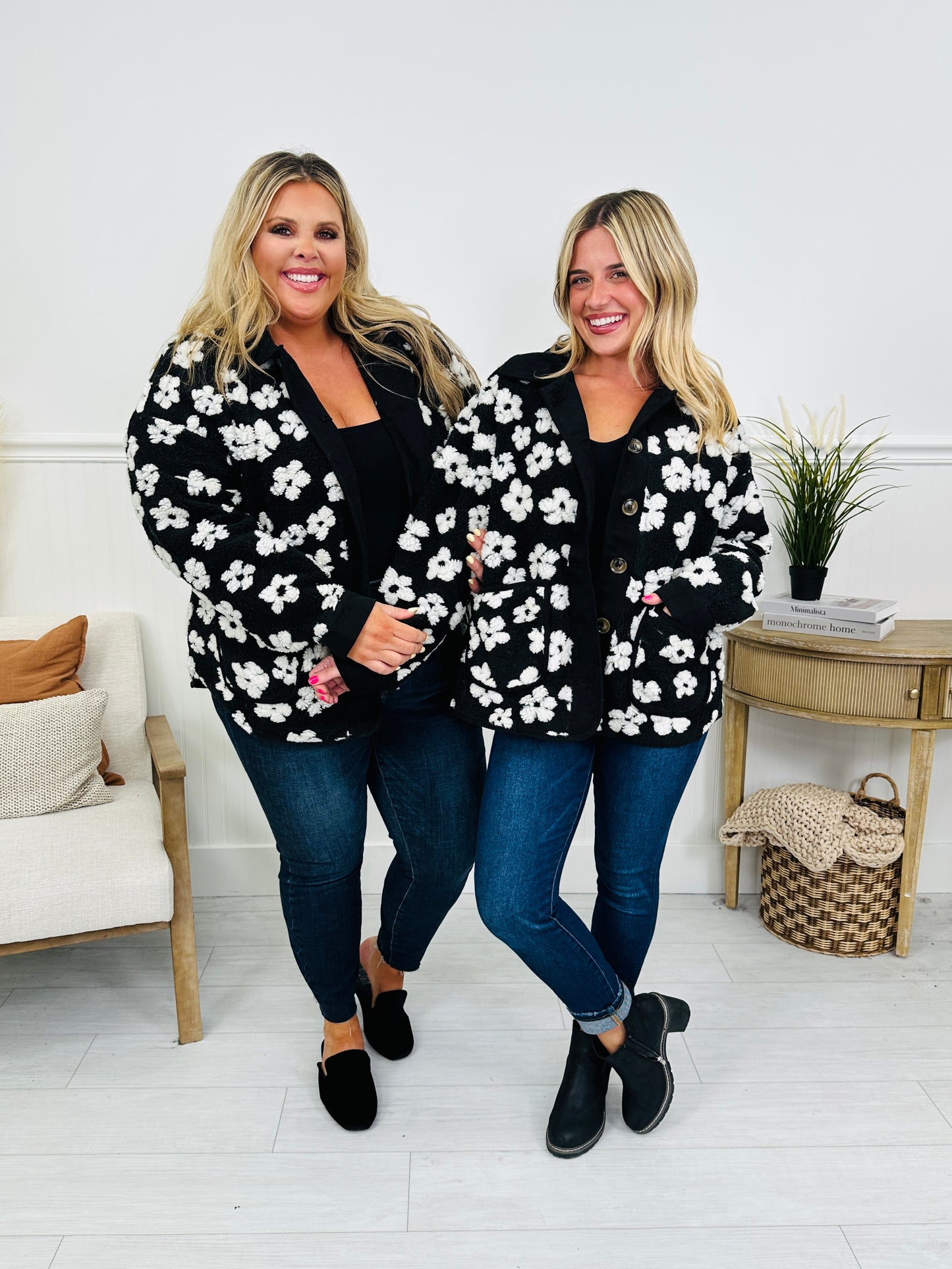 Frost Florals Fleece Jacket