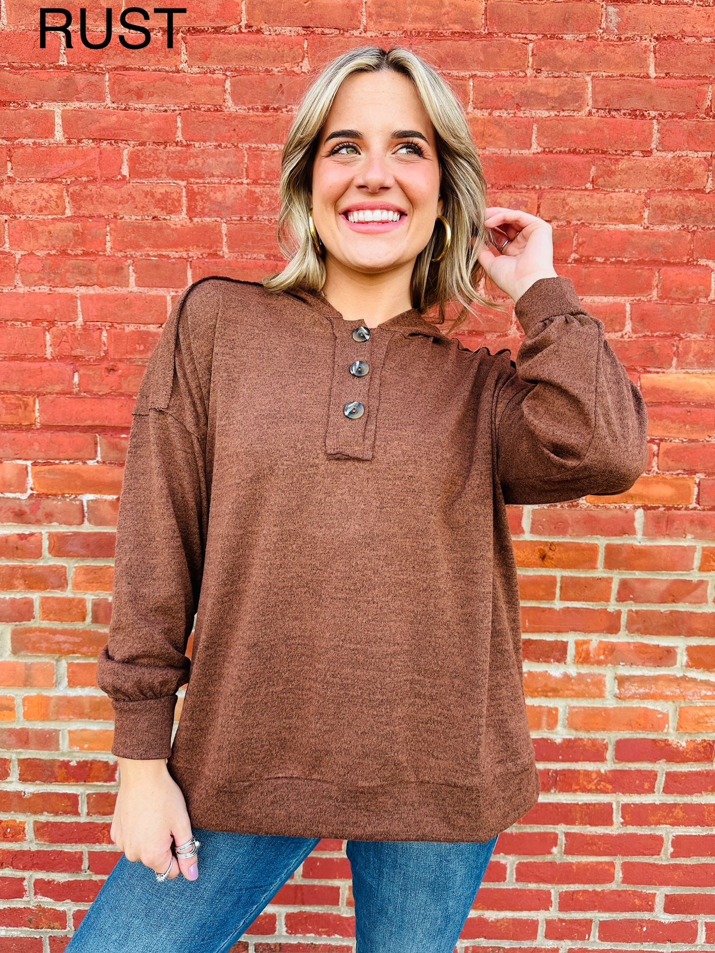 Fall Harvest Hoodie Top--Multiple Colors!