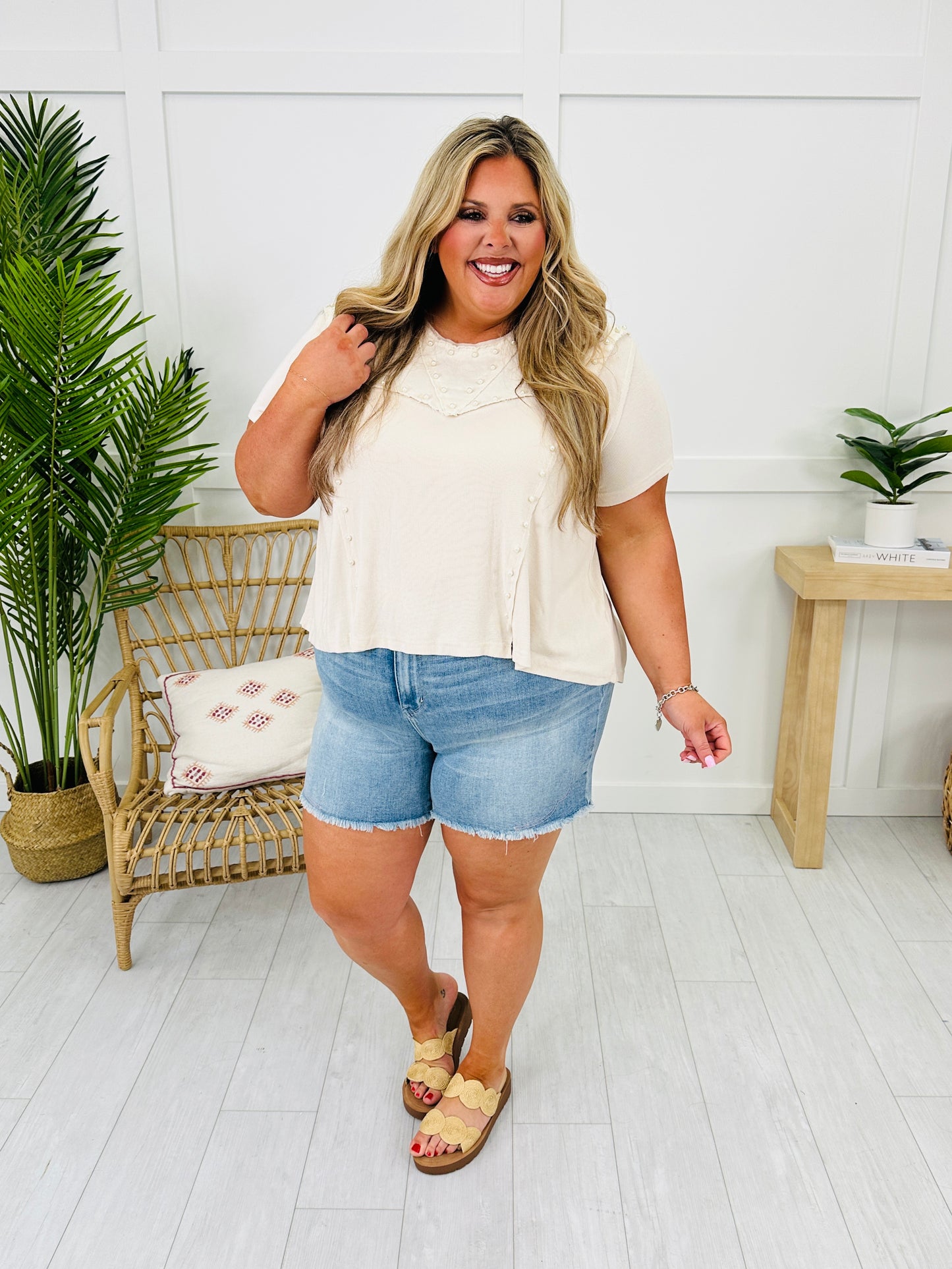 Judy Blue Cowgirl Chic Cut Off Shorts