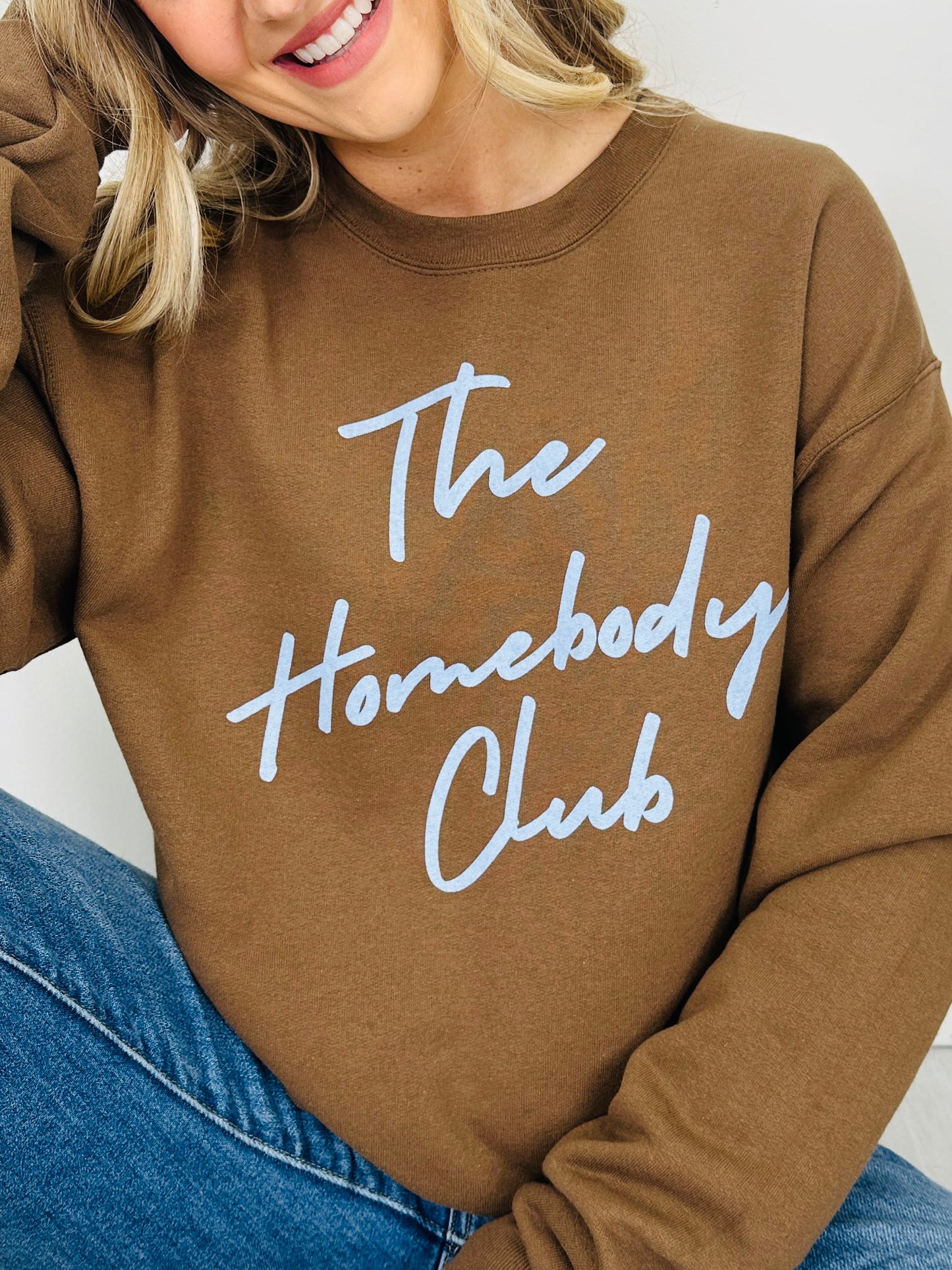 The Homebody Club Graphic Crewneck Sweatshirt--Multiple Colors!