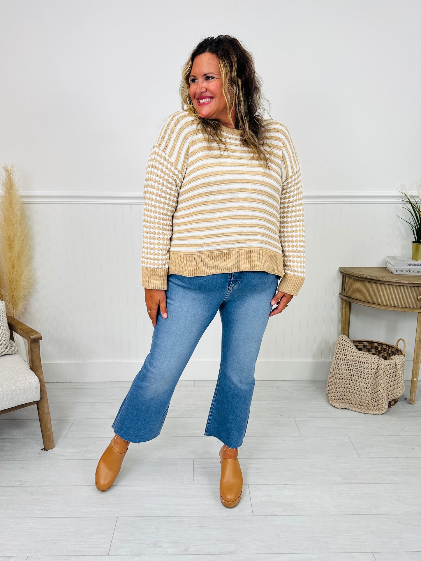 Soft Spot Tummy Control Cropped Kick Flare Jeans
