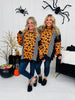 All Things Spooky Top In Pumpkin Print