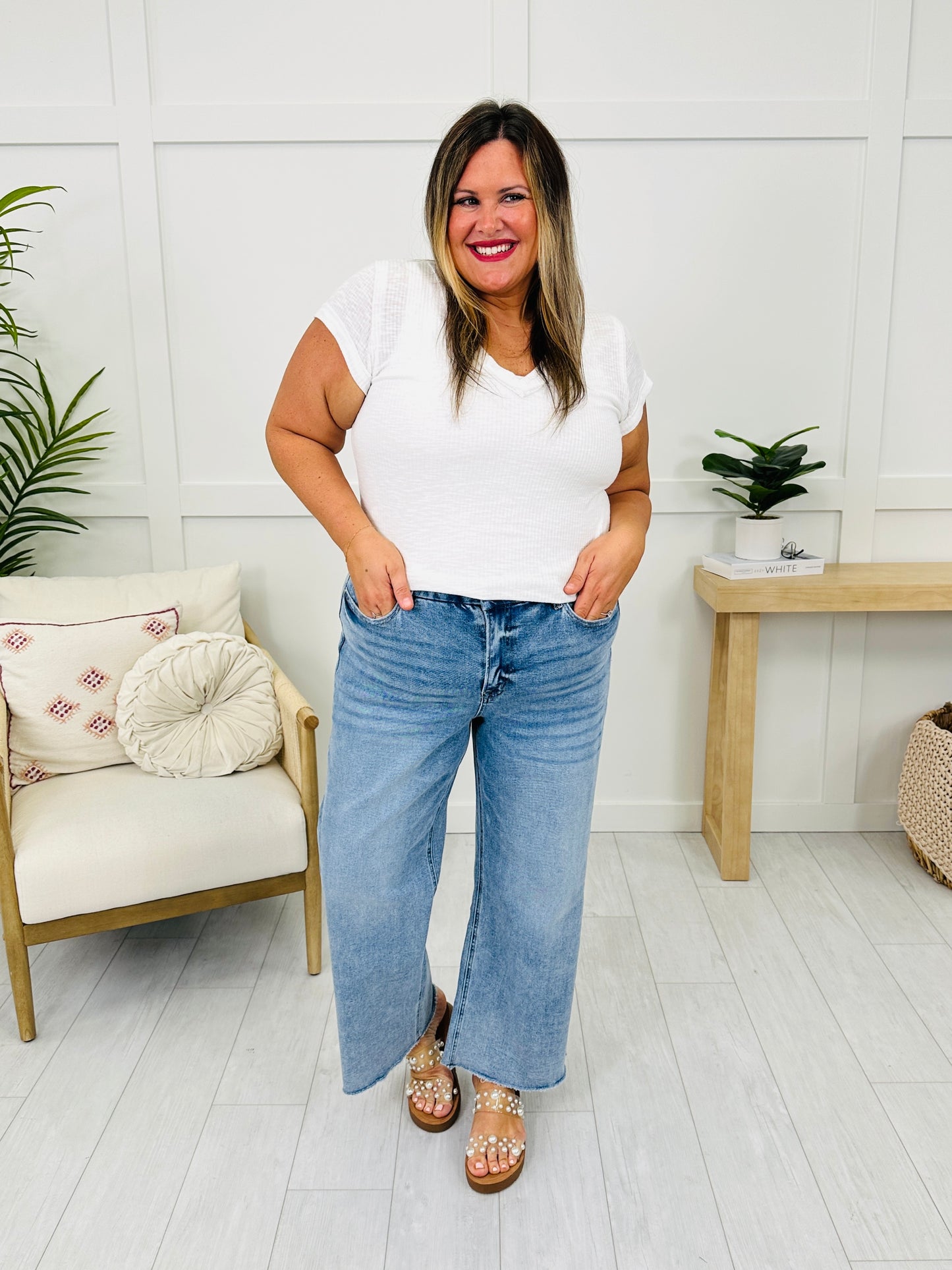 Wide Awake Mica Wide Leg Jeans