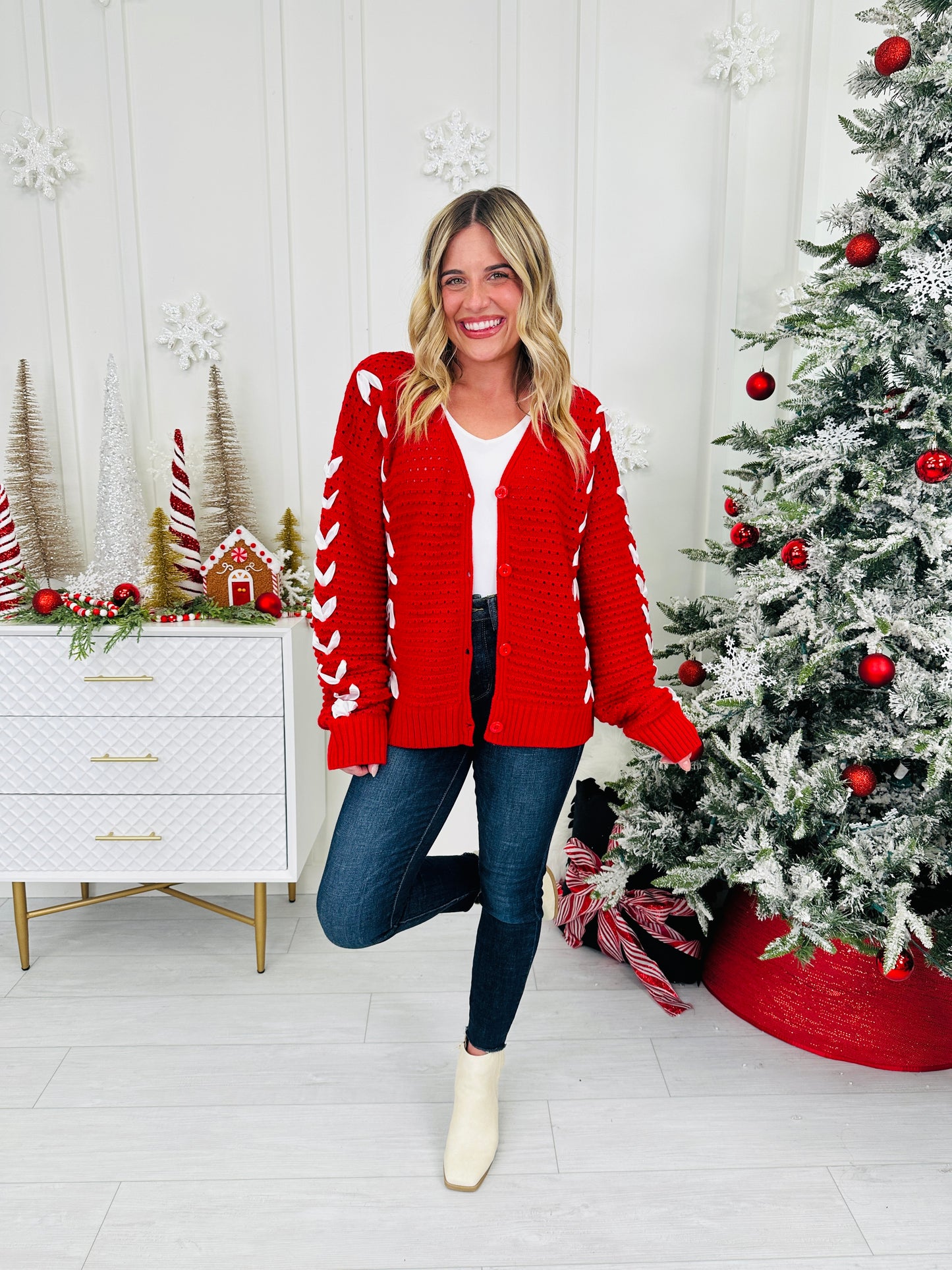 Wrapped In Cheer Cardigan