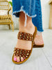 Dazzle Steps Sandals In Cognac