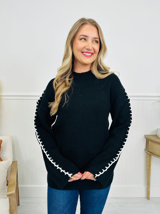 Shadow Stitch Sweater- Multiple Colors!