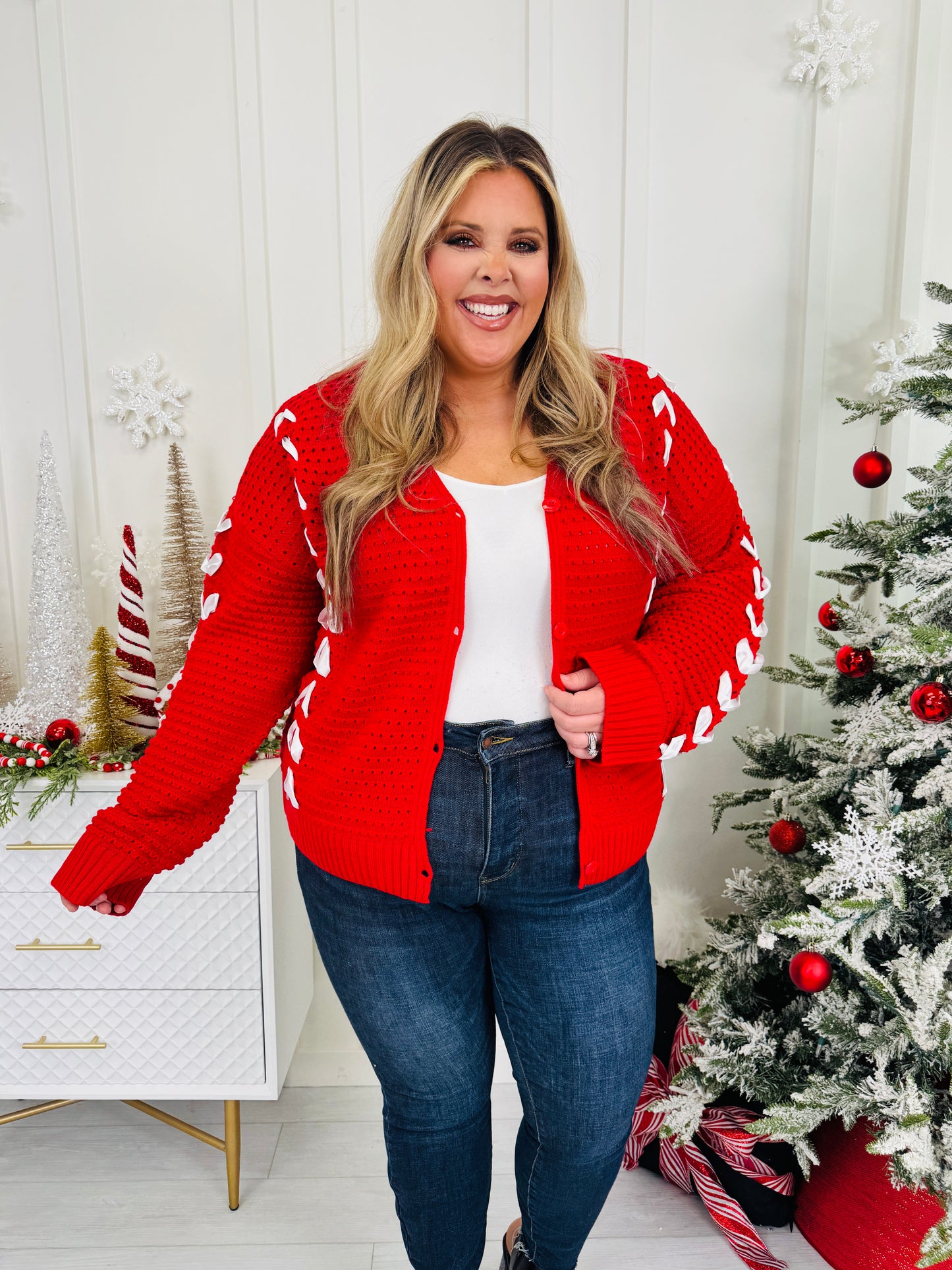 Wrapped In Cheer Cardigan