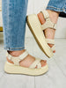 The Woven Way Wedges In White