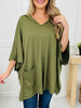 Draped Dash Top- Multiple Colors!