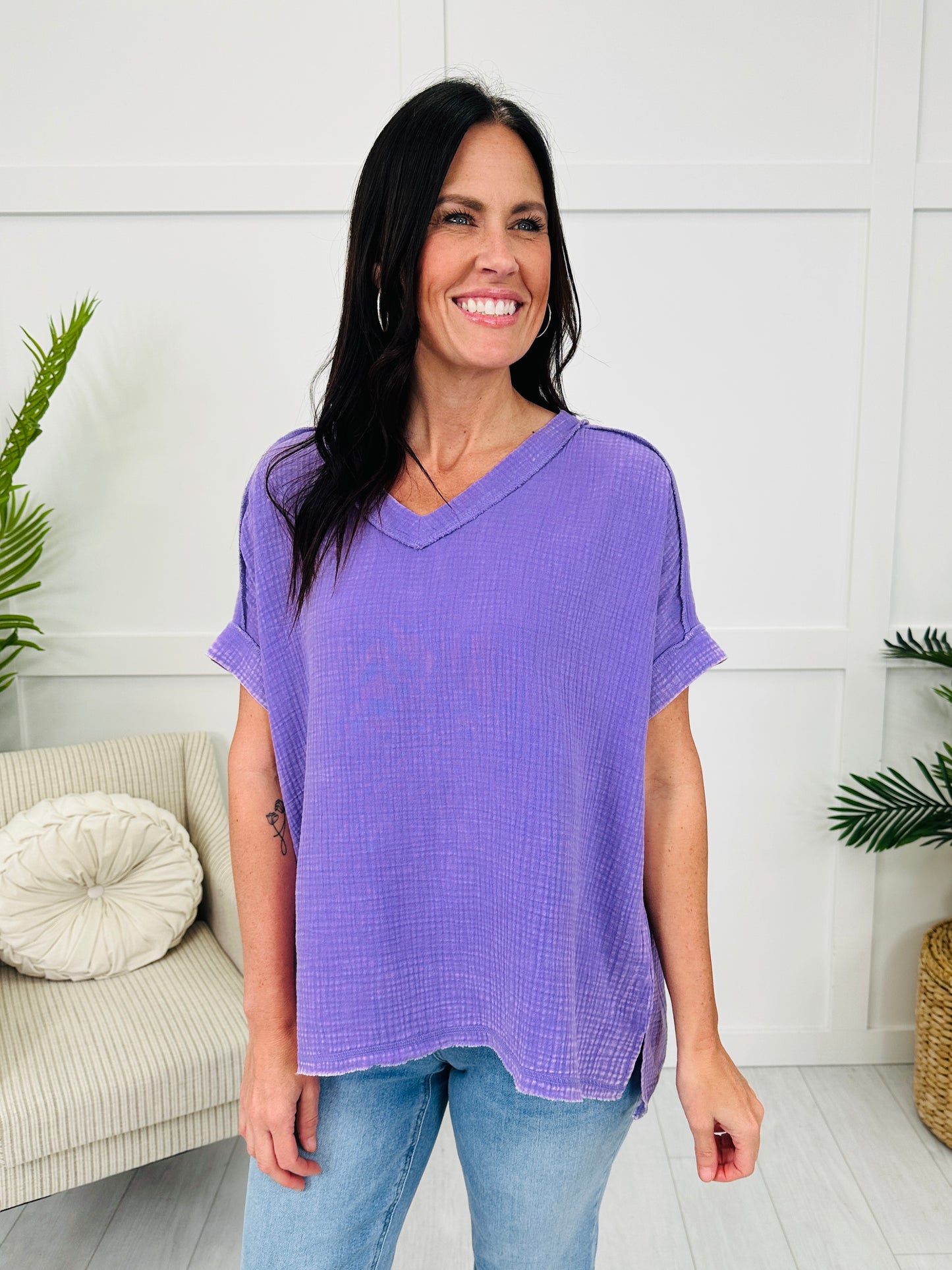 DOORBUSTER! Washed Away Wanderer Top- Multiple Colors!