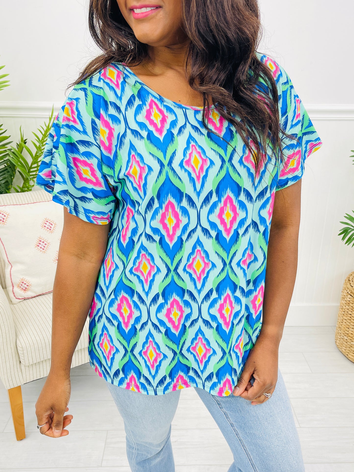 Swaying Petals Top